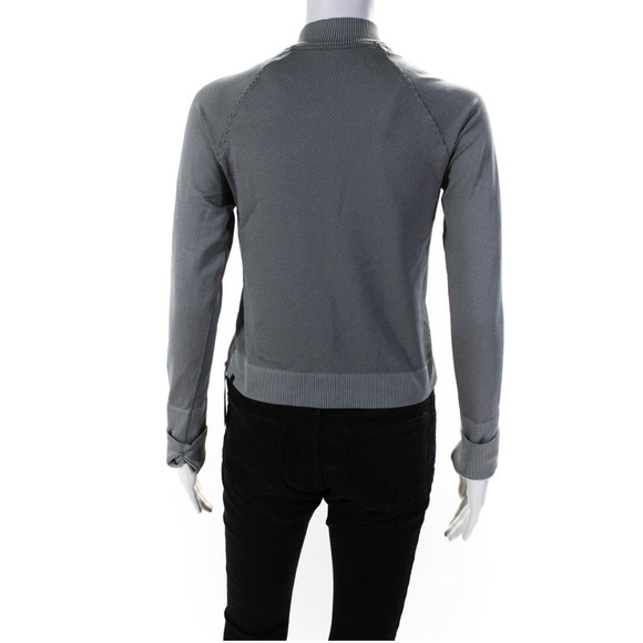 RARE Lululemon Cropped 1/2 Zip Long Sleeve Grey 6 NWOT - Picture 8 of 11